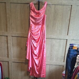 (J32) Ryanth Coral Maxi Dress Sz 4